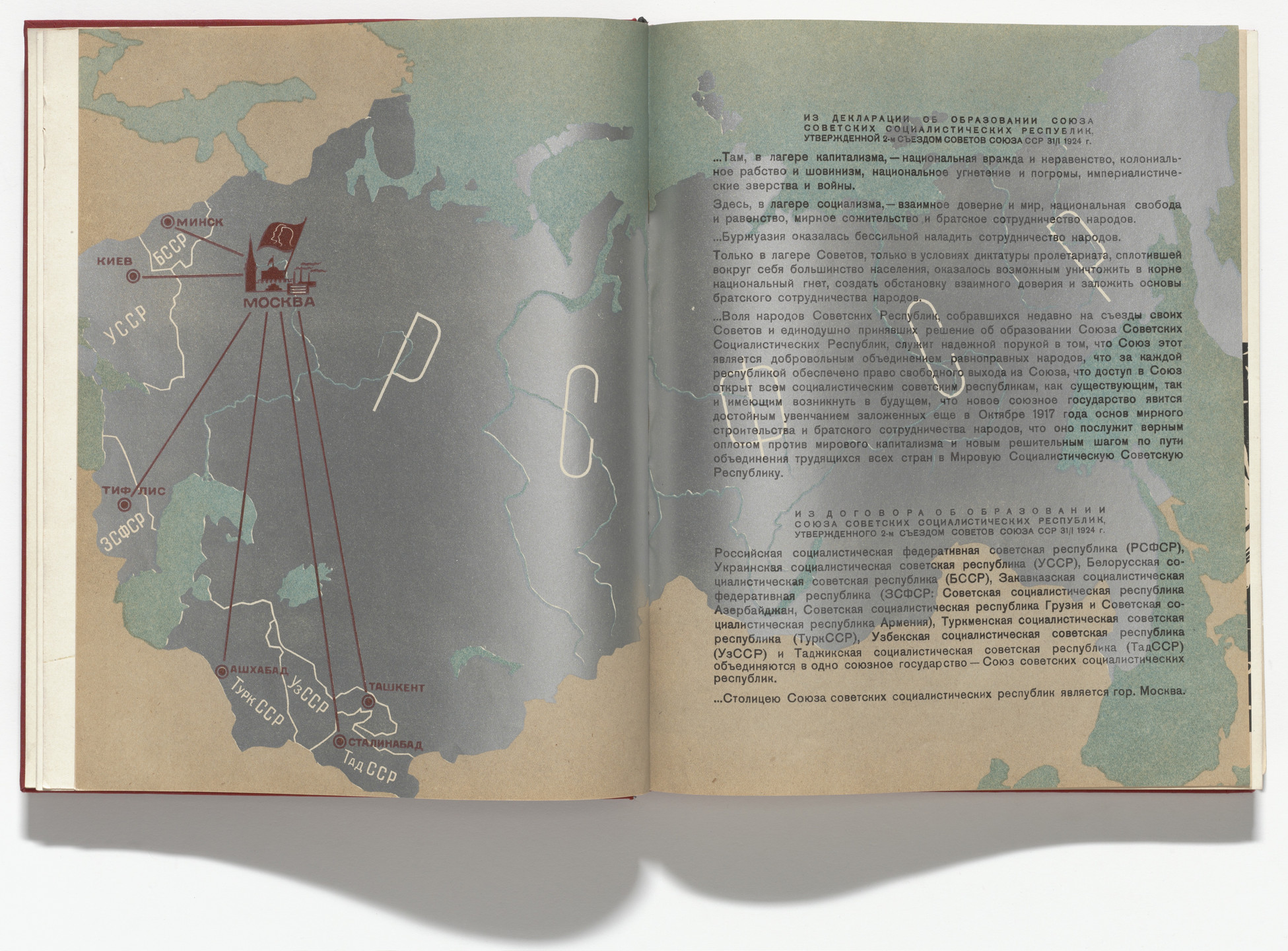 Aleksandr Rodchenko, Varvara Stepanova. 10 let Uzbekistana SSR