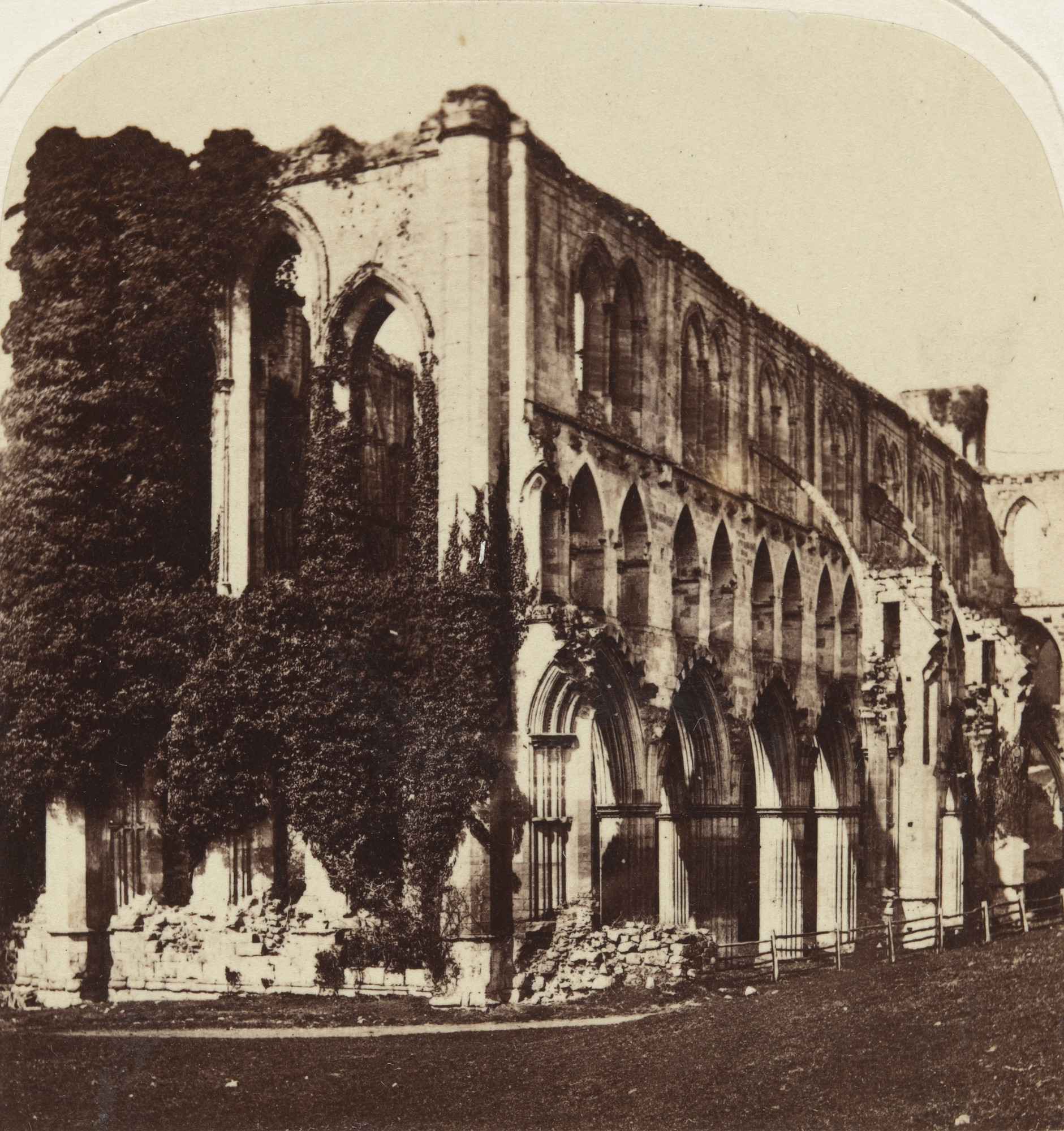 Roger Fenton. Rivaulx Abbey