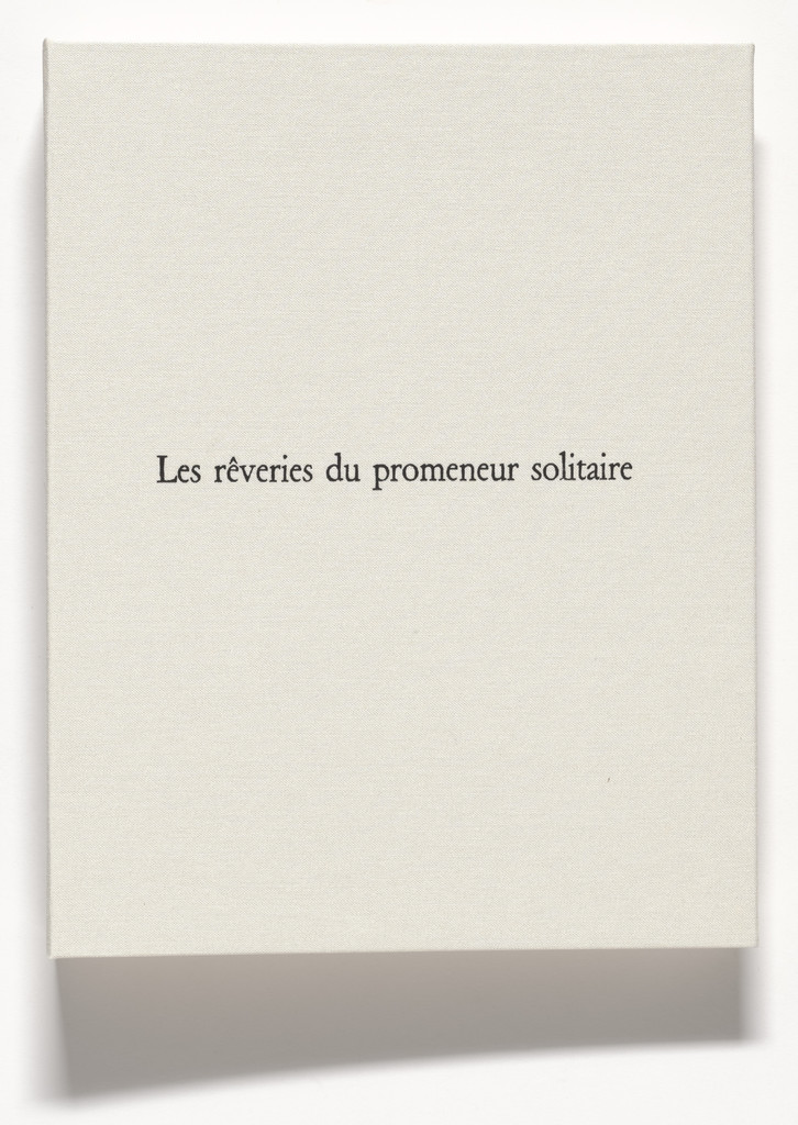 Les rêveries du promeneur solitaire (Extraits)