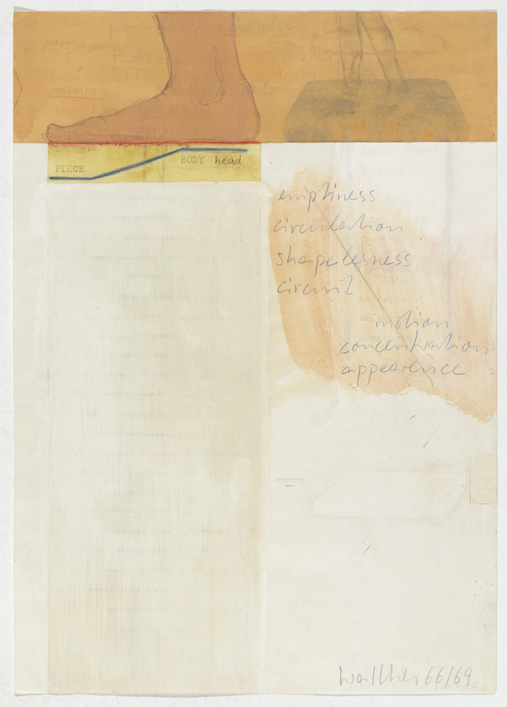 Work Drawing: Walking Piece, Pedestal