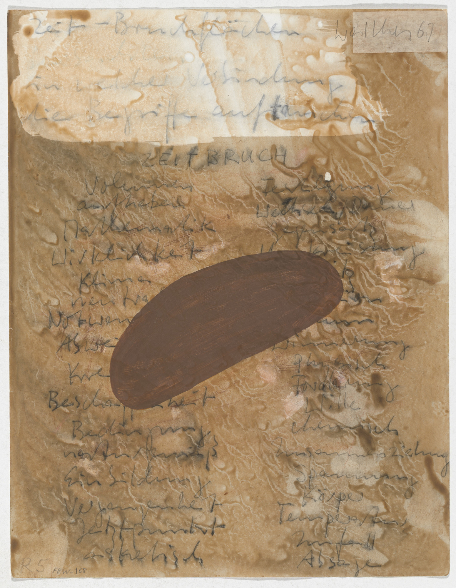 Franz Erhard Walther. Work Drawing: Covering