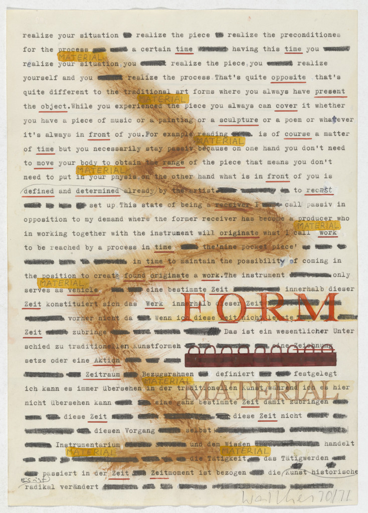 Work Drawing: Object for Collection (nine)