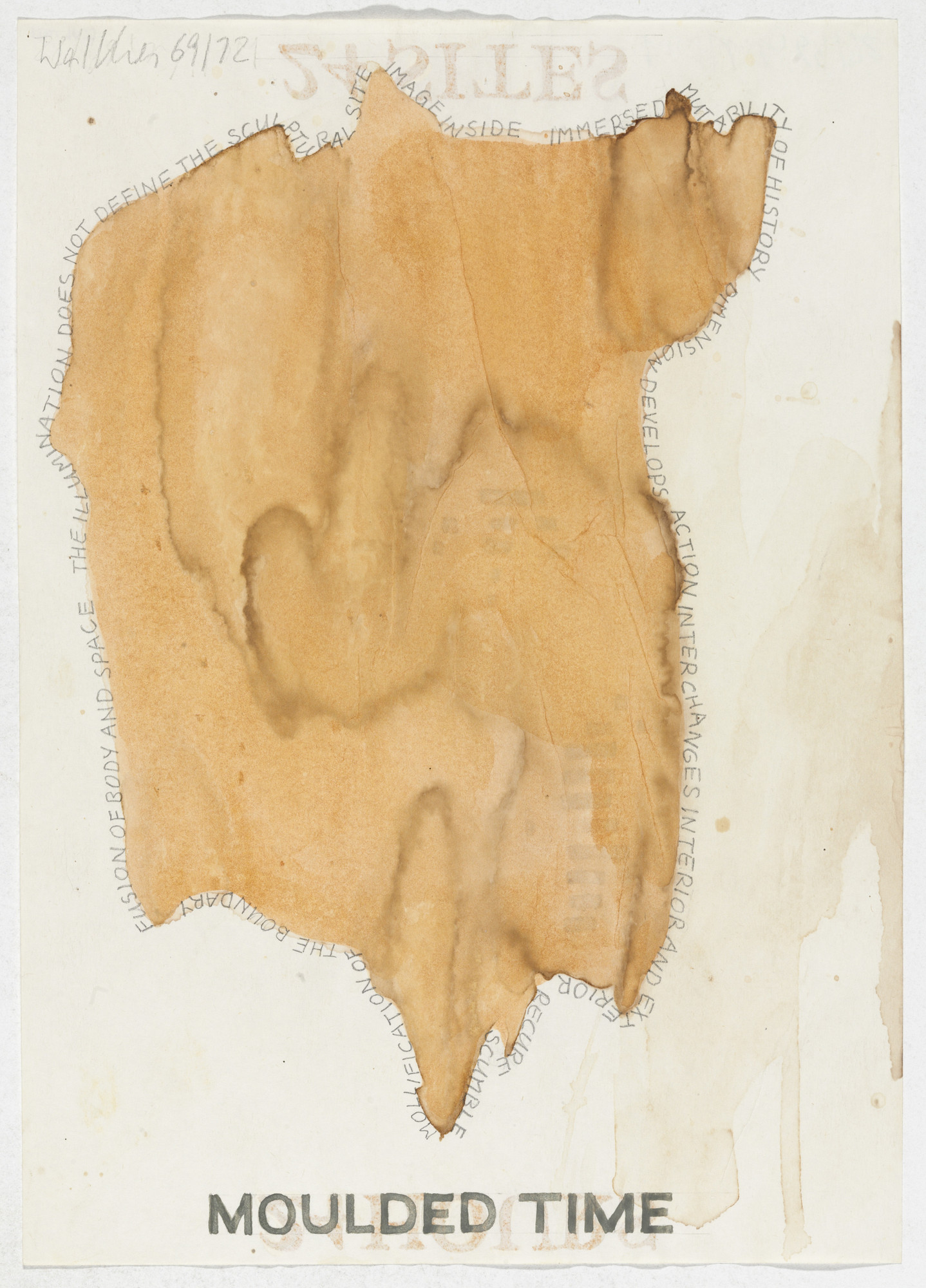 Franz Erhard Walther. Work Drawing: Blind Object