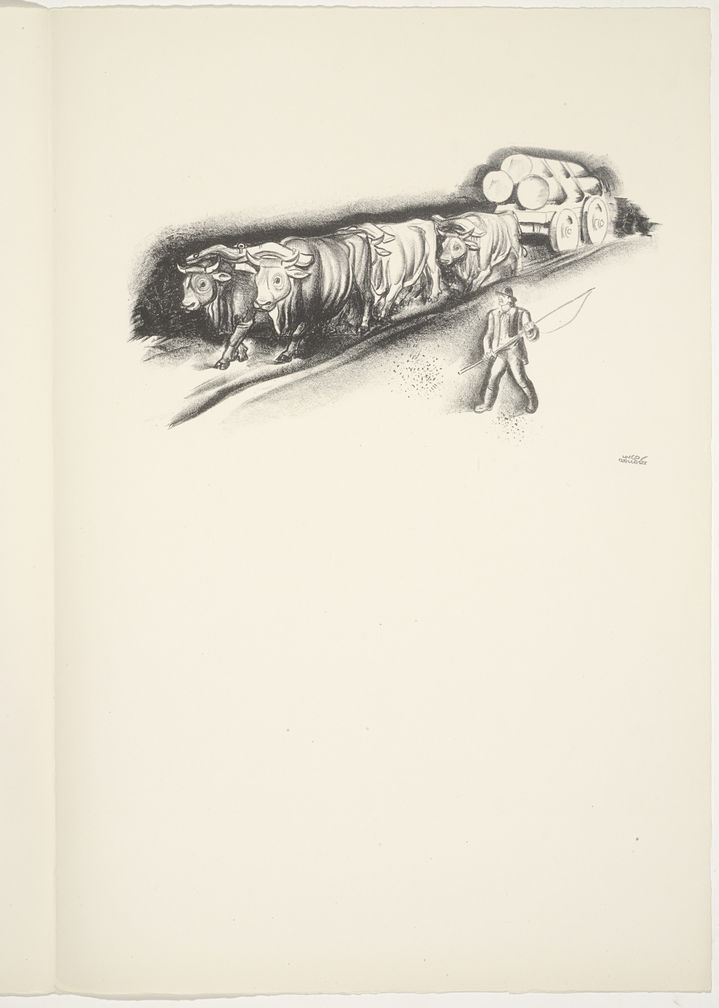 Hugo Gellert. Plate (folio 64) from 'Capital' in Pictures
