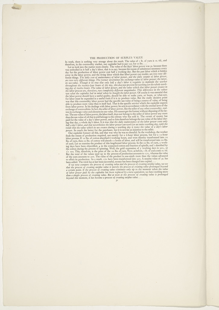 Plate (folio 68) from 'Capital' in Pictures