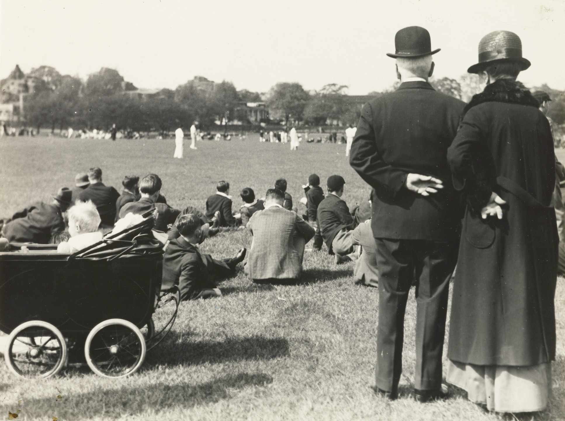 Bill Brandt. Cricket in the Park. c. 1934