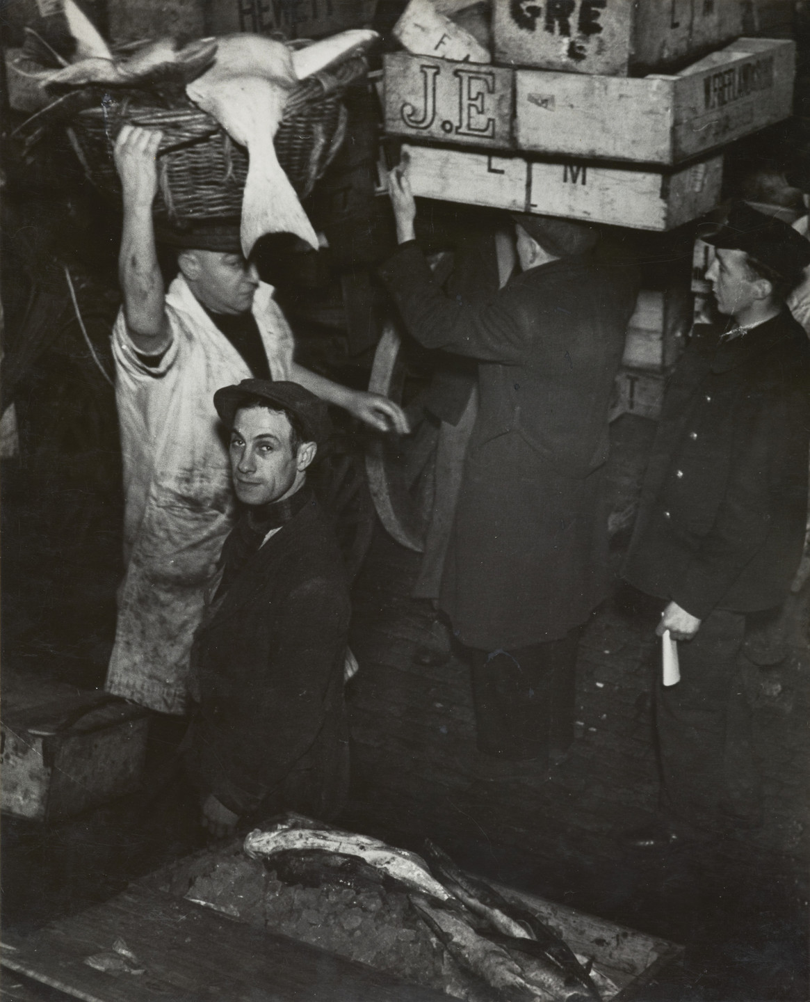 Bill Brandt. Billingsgate Fish Market. c. 1934
