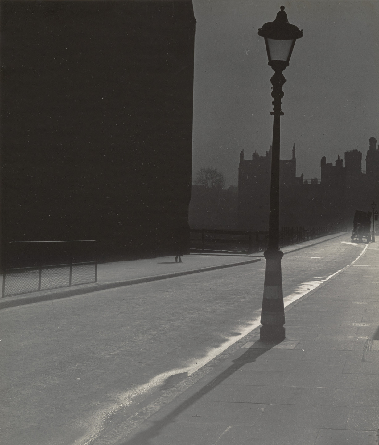 Bill Brandt. Deserted Street in Bloomsbury. 1942