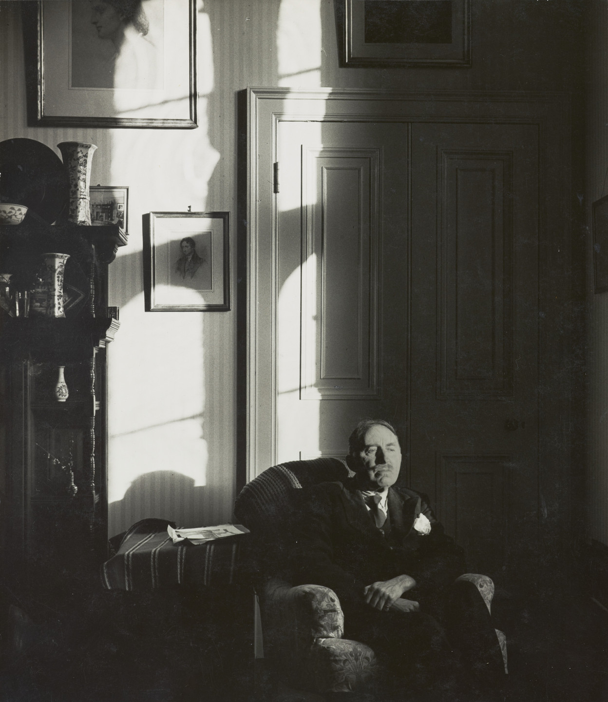 Bill Brandt. E.M. Forster in His Room at King's College, Cambridge. 1947