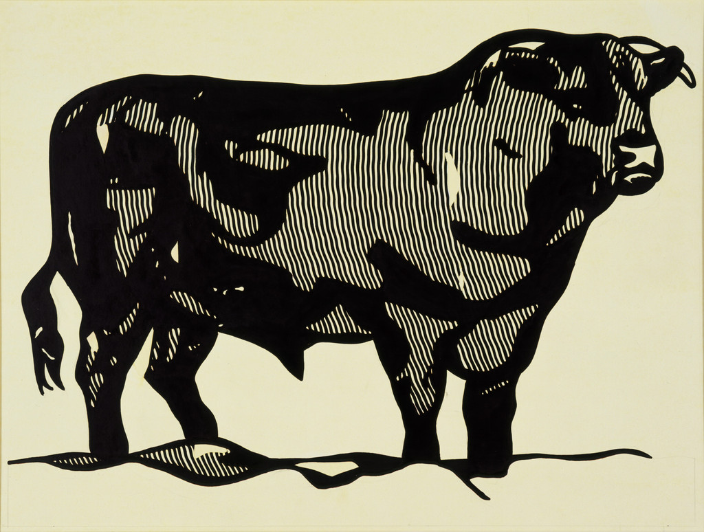 Study for Bull I by Roy Lichtenstein