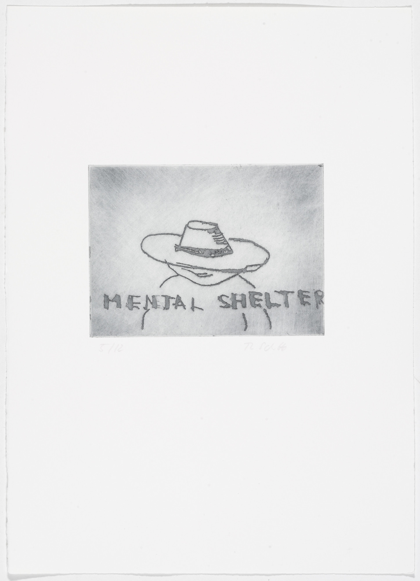 Thomas Schütte. Low Tide Wandering No. 92 (Wattwanderung No. 92) from Low Tide Wandering (Wattwanderung)