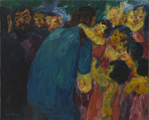Emil Nolde. Christ and the Children. 1910
