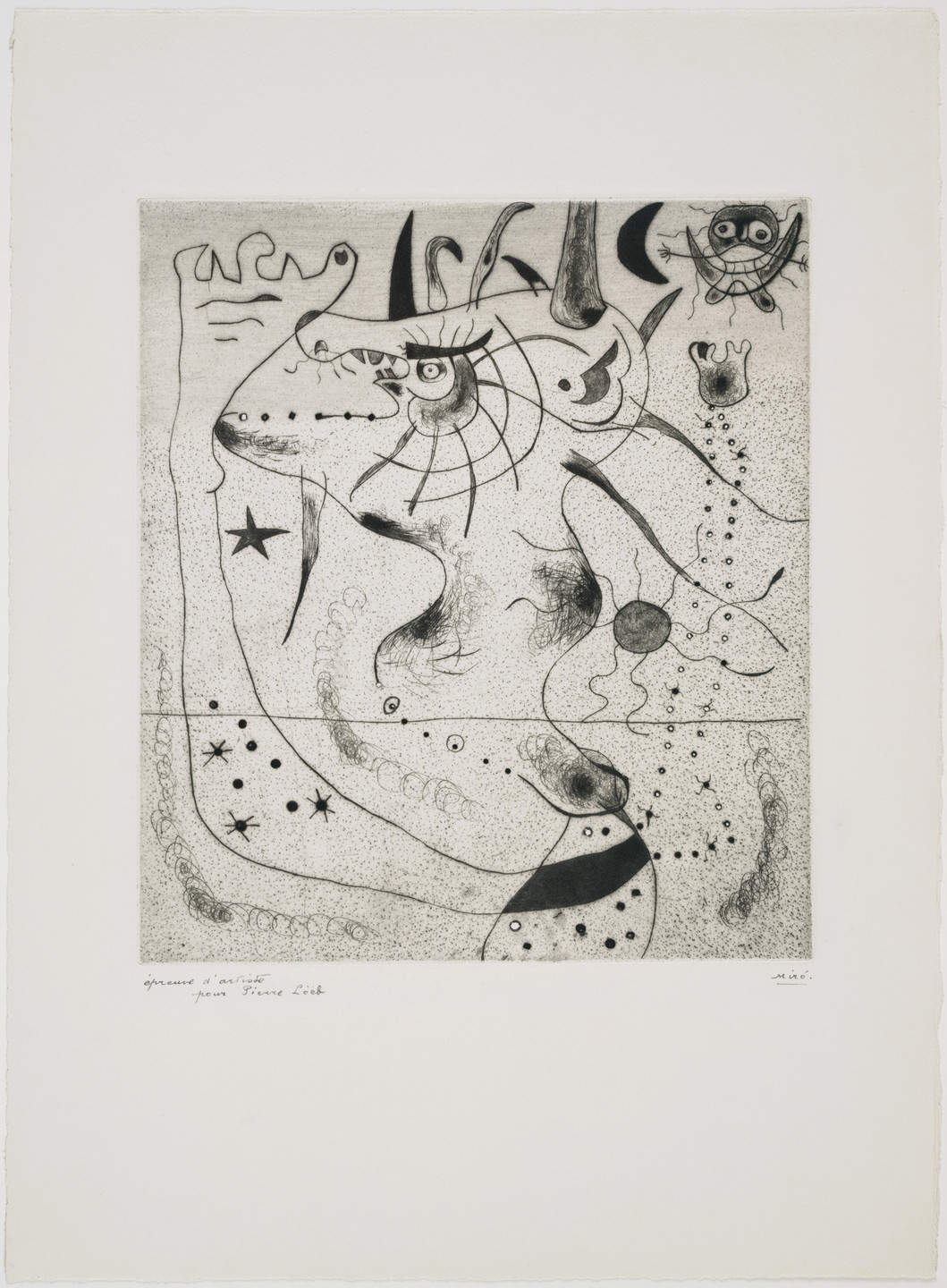 Joan Miró. The Awakening of the Giant (L'Éveil du géant). 1938