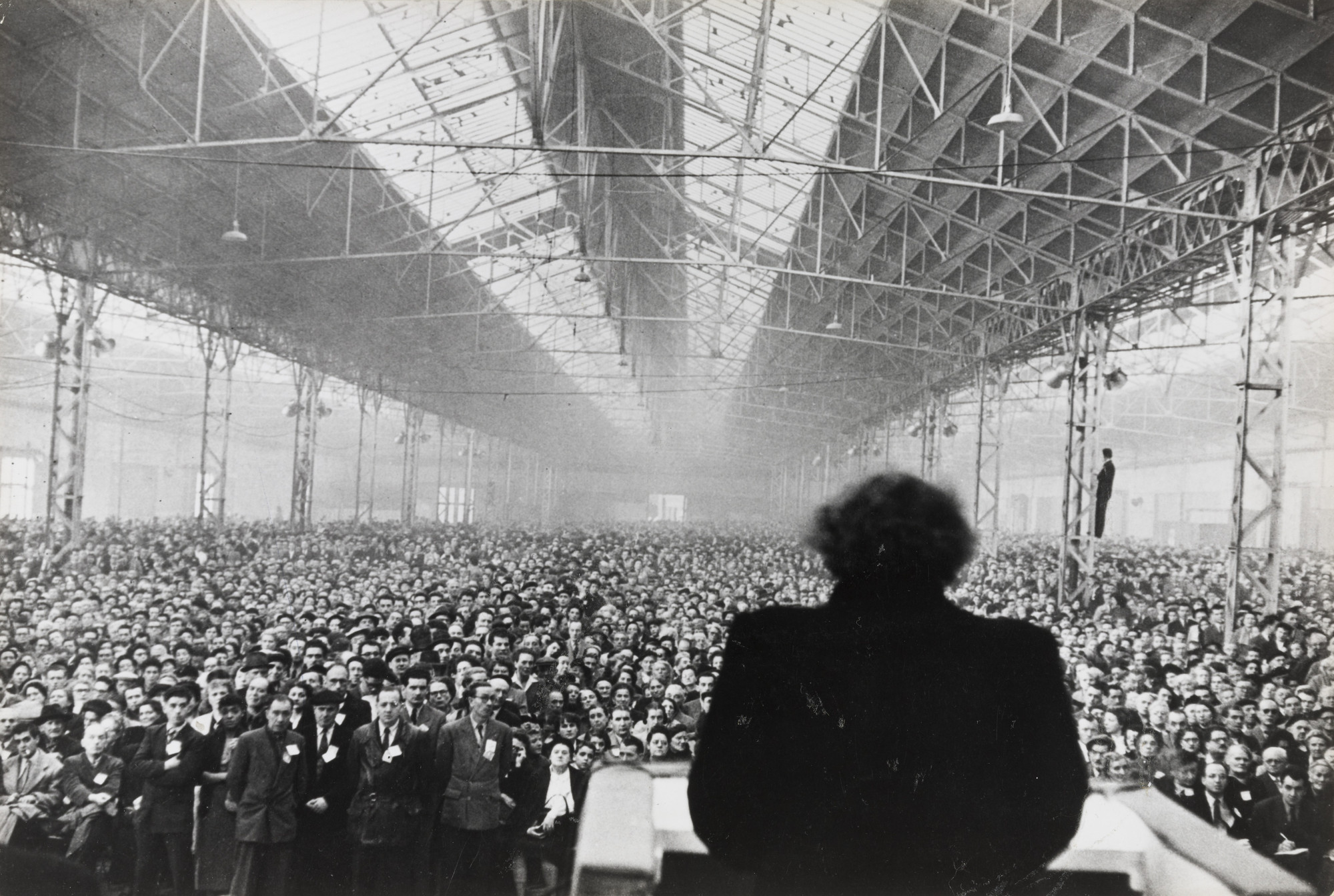 Henri Cartier-Bresson. Political Meeting, Parc des Expositions, Paris. 1953
