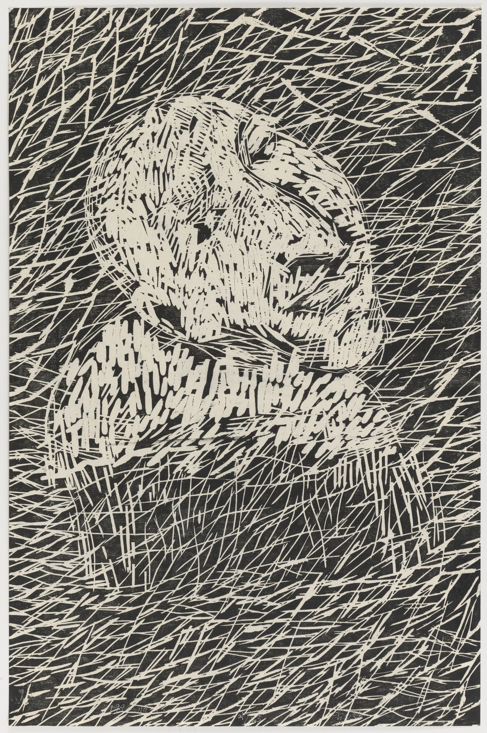 Fang Lijun. 1996.13. 1996