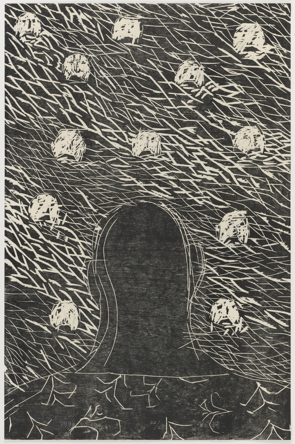 Fang Lijun. 1996.14. 1996