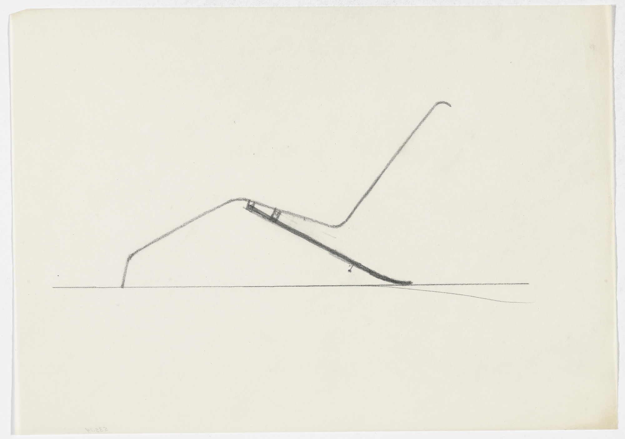 Ludwig Mies van der Rohe. Reclining Chair without Arms