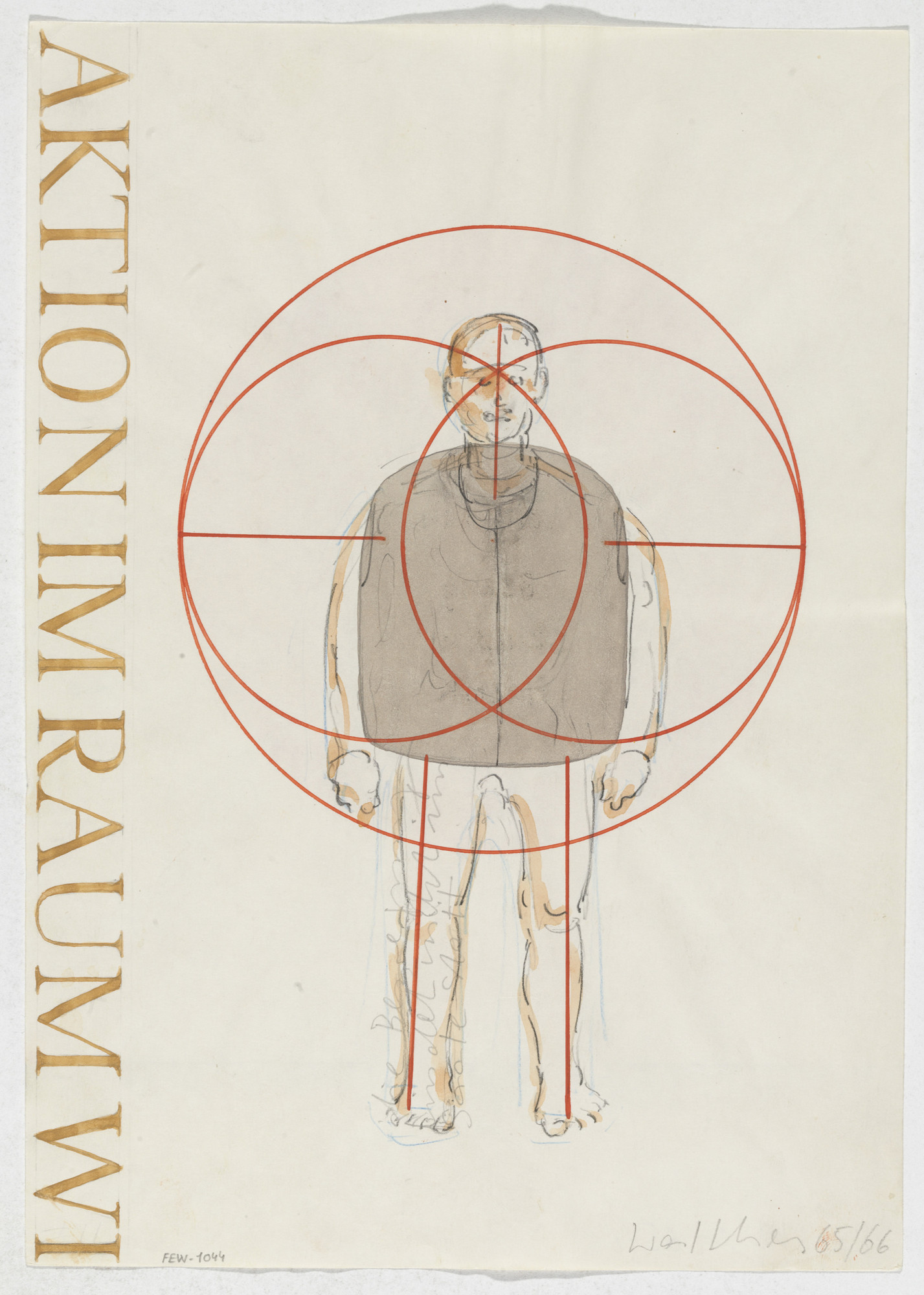 Franz Erhard Walther. Work Drawing: Vest