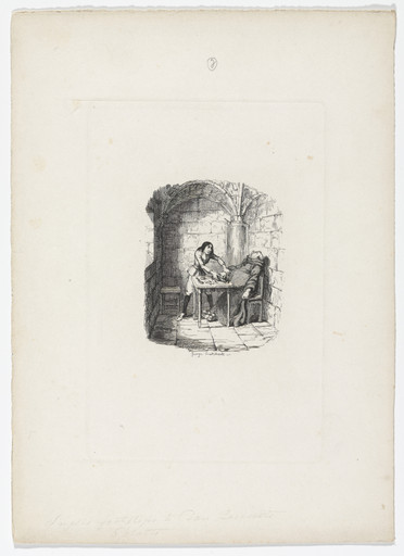 Juanes & the Goose from Rambles in the Footsteps of Don Quixote by Henry D. Inglis
