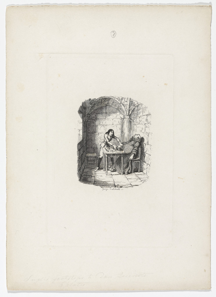 Juanes & the Goose from Rambles in the Footsteps of Don Quixote by Henry D. Inglis