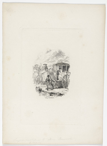 Polinario & the Bishop of Jaen from Rambles in the Footsteps of Don Quixote by Henry D. Inglis