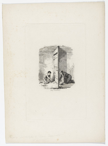 Lazaro Outwitted by the Cura from Rambles in the Footsteps of Don Quixote by Henry D. Inglis