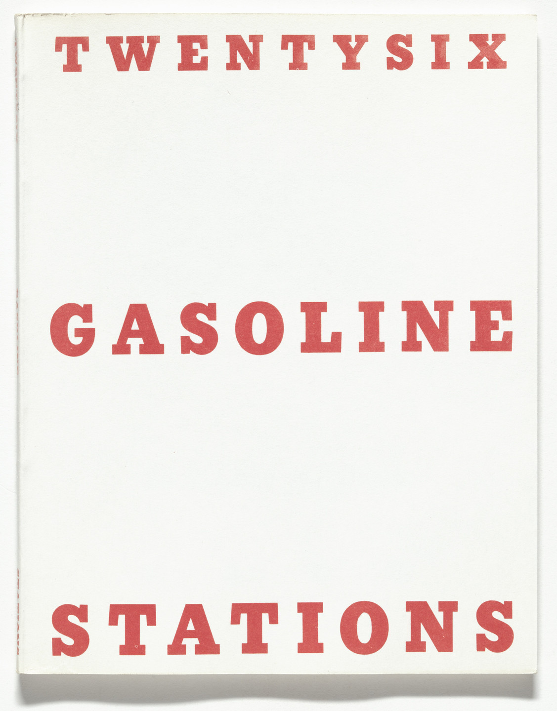 Edward Ruscha. Twentysix Gasoline Stations. 1963, printed 1969