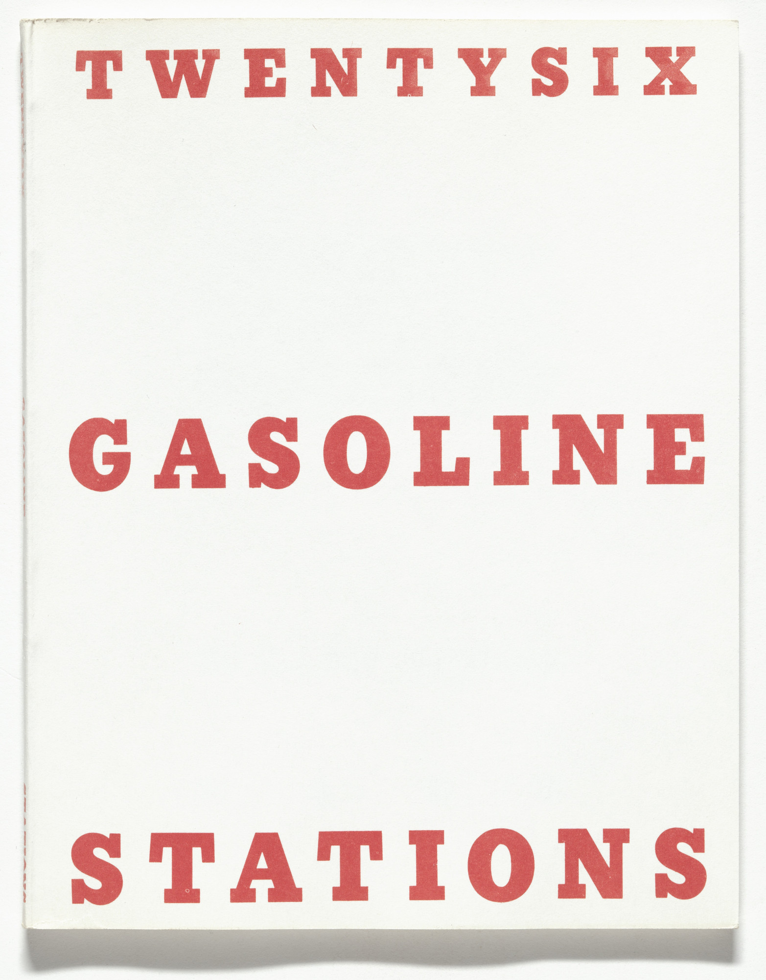 Edward Ruscha. Twentysix Gasoline Stations. 1963, printed 1969 | MoMA