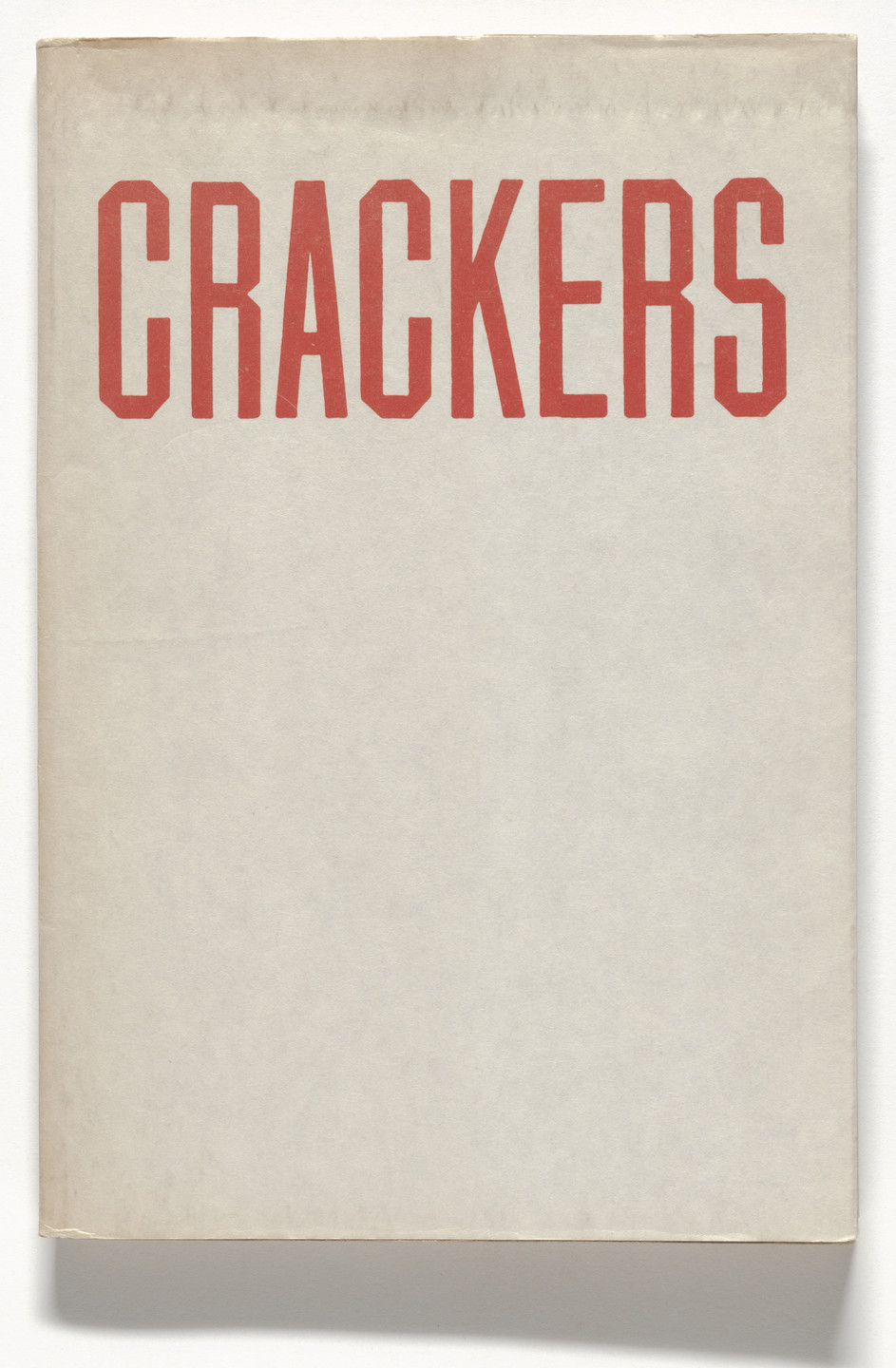 Edward Ruscha. Crackers. 1969