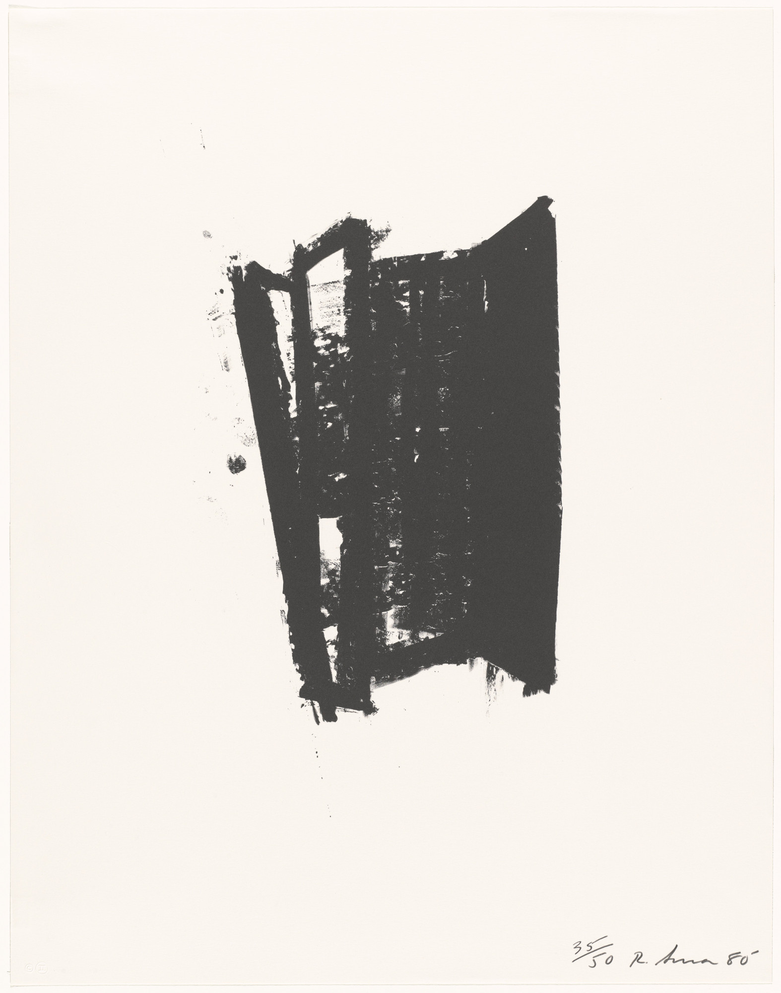 Richard Serra. Sketch 6. 1980, published 1981 | MoMA