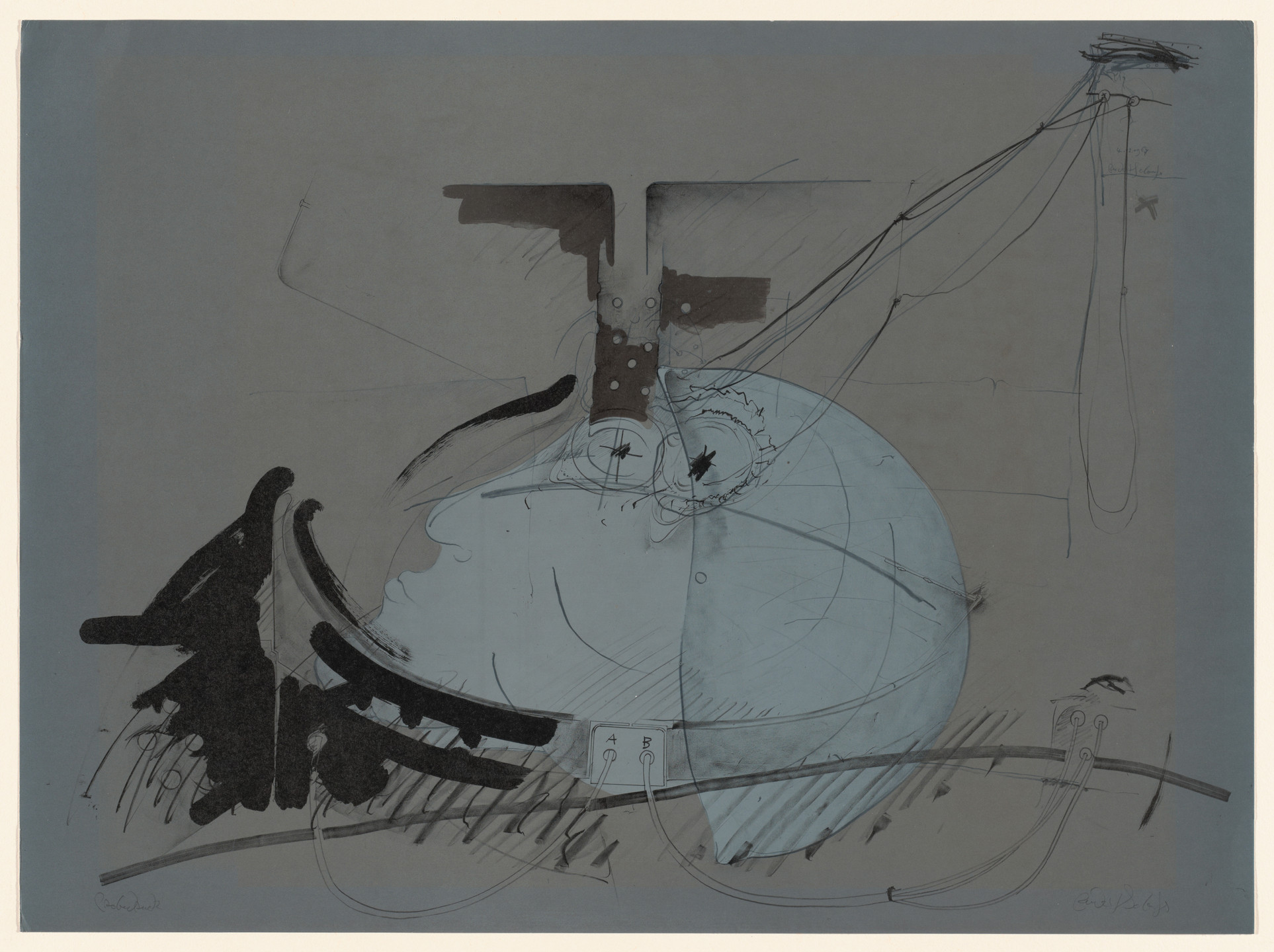 Rudolf Schoofs. Untitled trial proof from _Israel &amp; Vietnam: The Horrors of War, A Dedication to Goya _. 1967