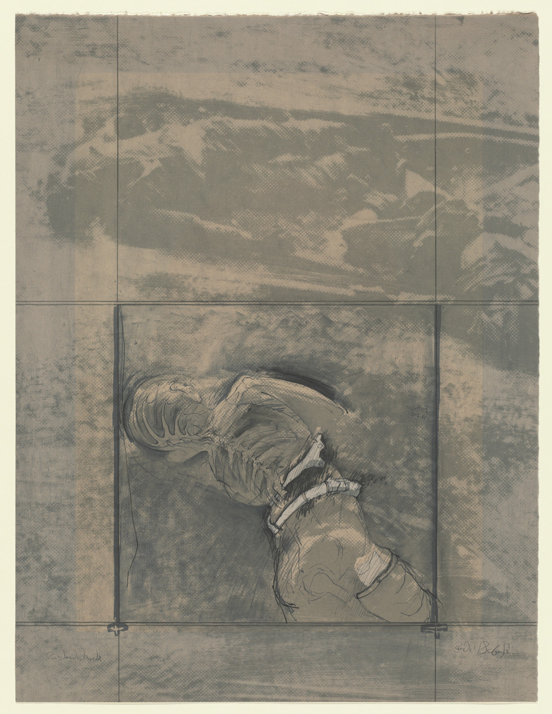Rudolf Schoofs. Untitled trial proof from _Israel &amp; Vietnam: The Horrors of War, A Dedication to Goya _. 1967