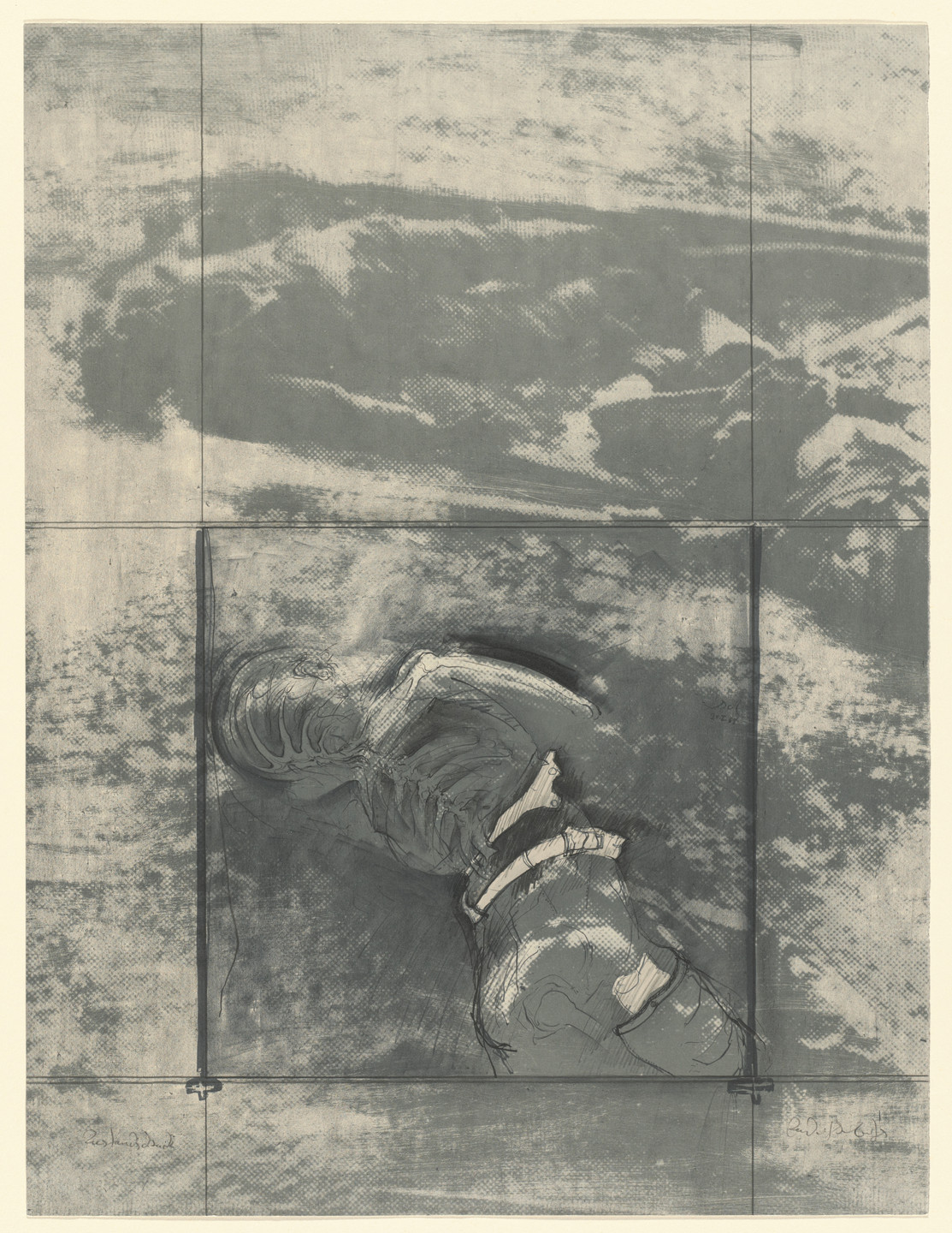 Rudolf Schoofs. Untitled trial proof from _Israel &amp; Vietnam: The Horrors of War, A Dedication to Goya _. 1967
