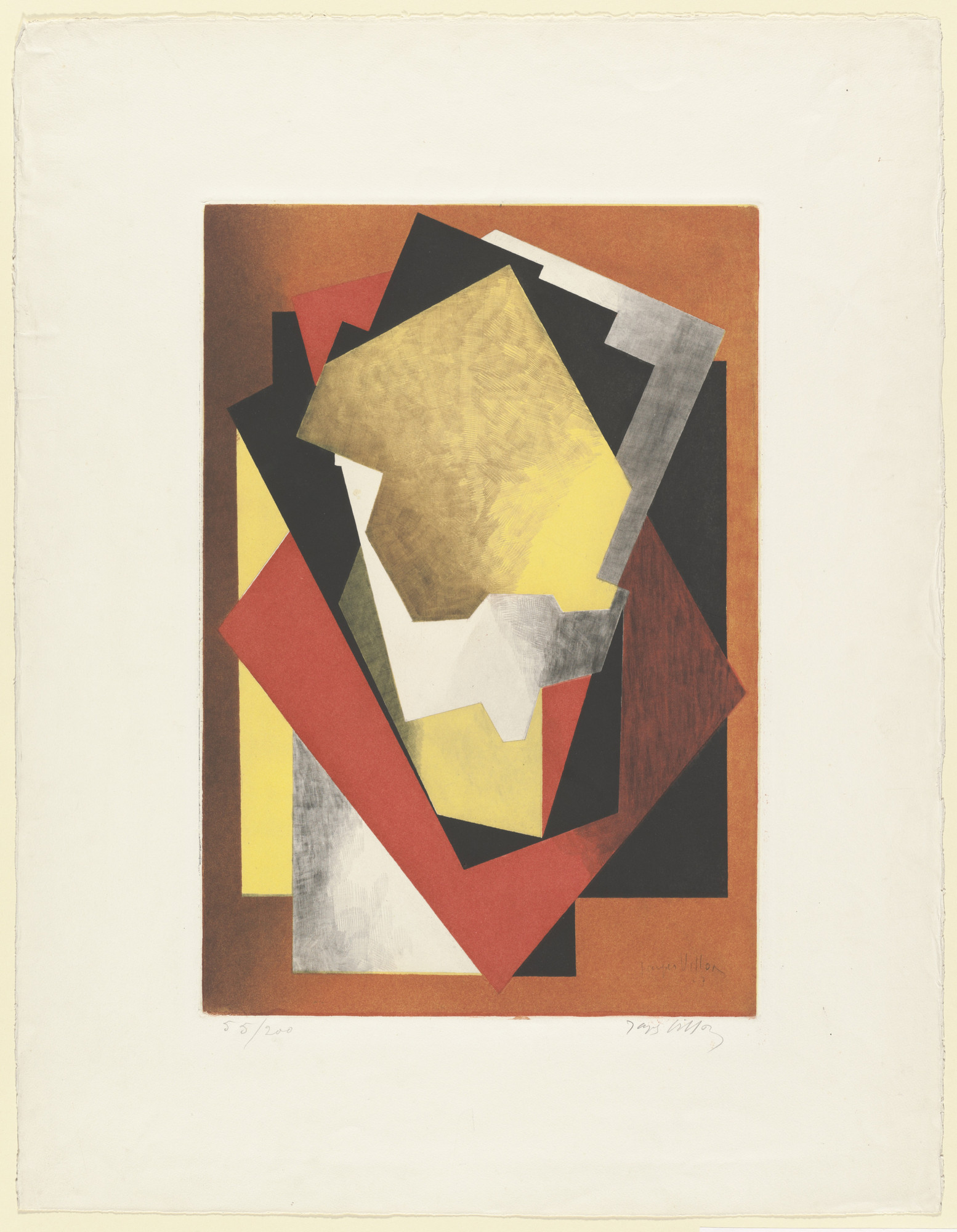画集　Jacques Villon　ジャック・ヴィヨン ジャック・ヴィヨン 『少女像』 リトグラフ - 北海道画廊