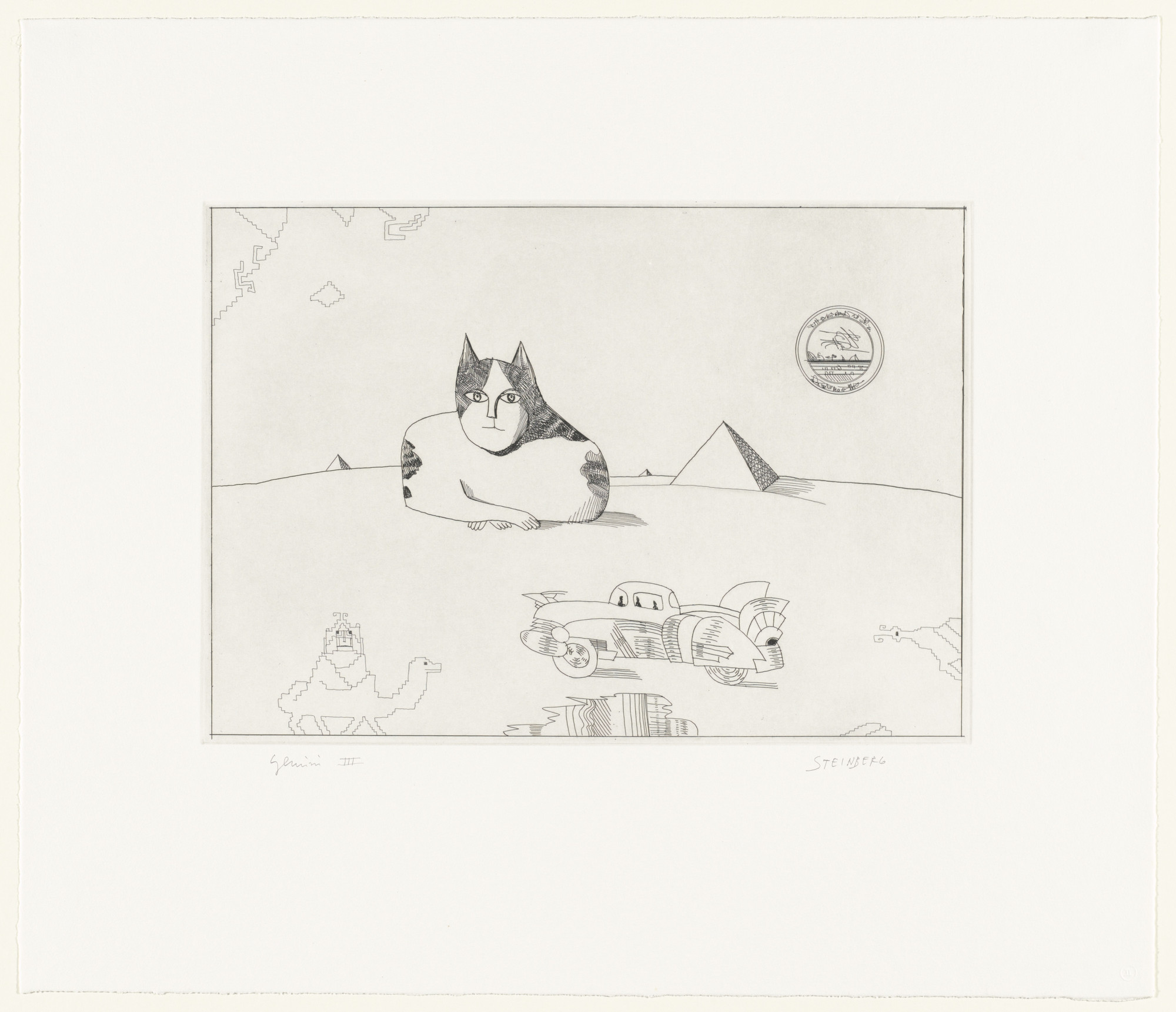 Saul Steinberg. Sphynx