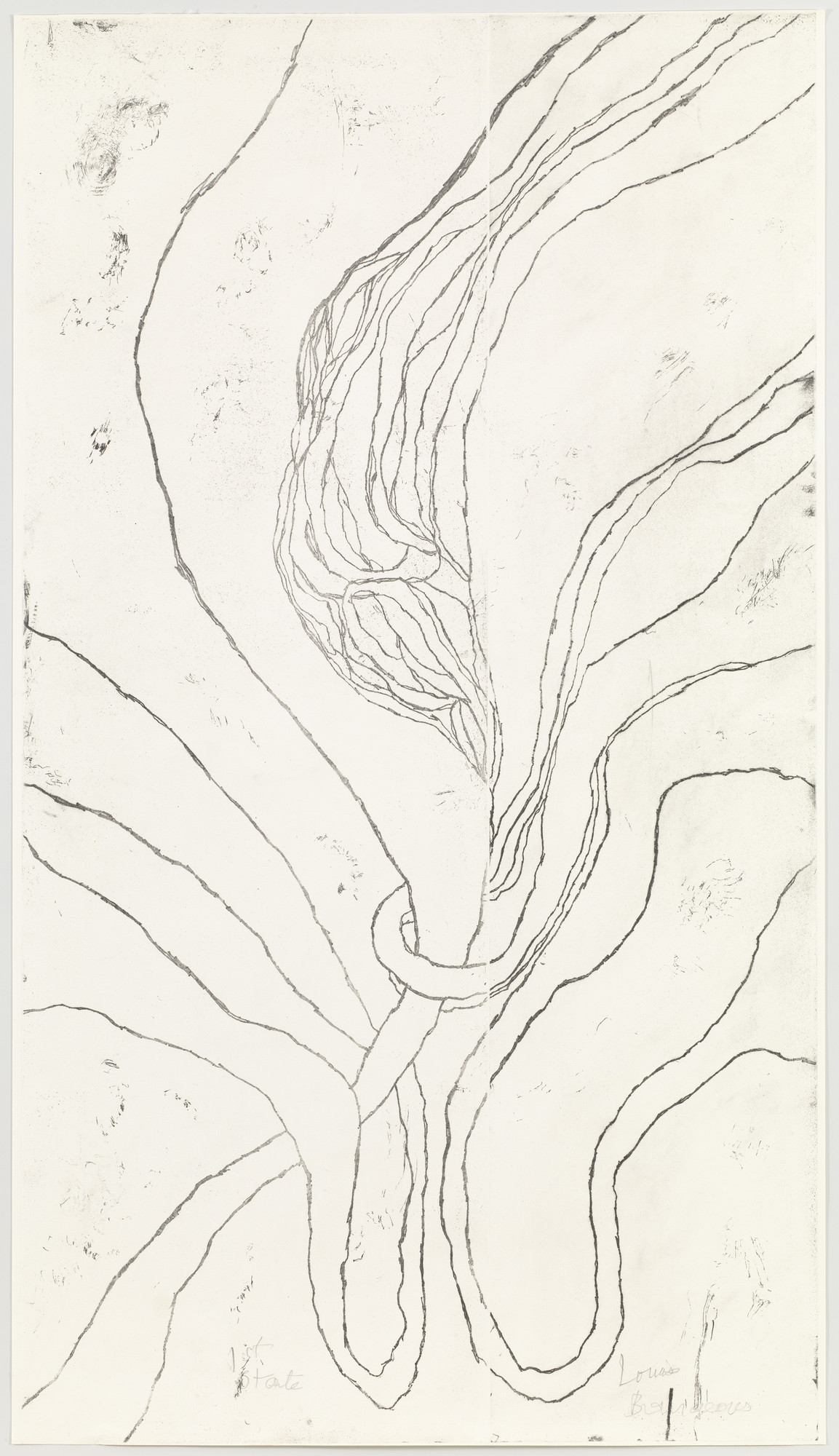Louise Bourgeois. Tourbillon, only state, variant