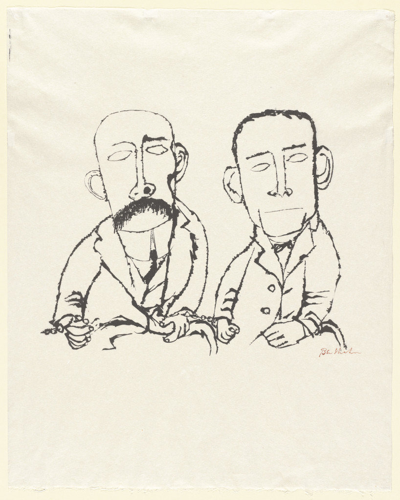 Portrait of Sacco and Vanzetti