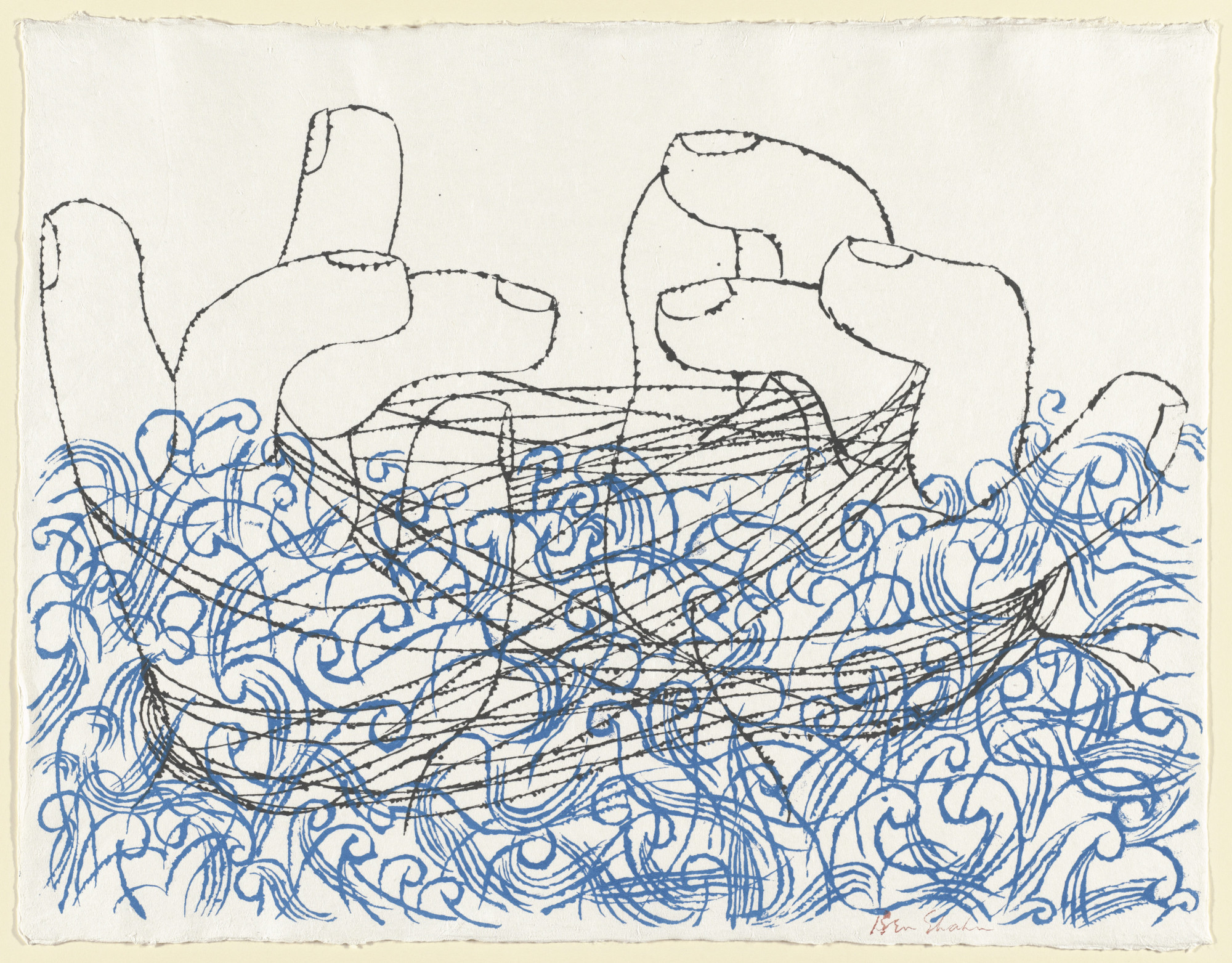 Ben Shahn. Cat's Cradle