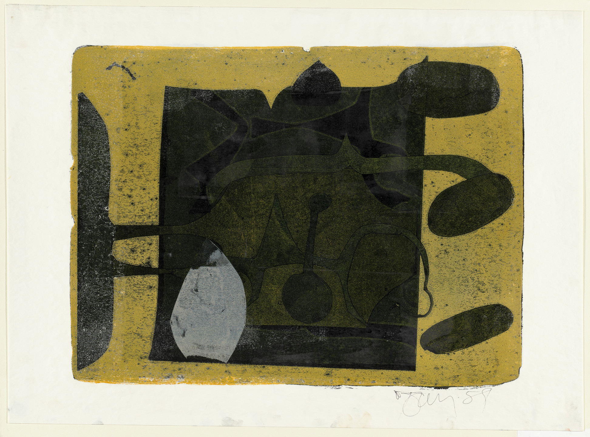 Harold Barling Town. Monument in Profile. 1958