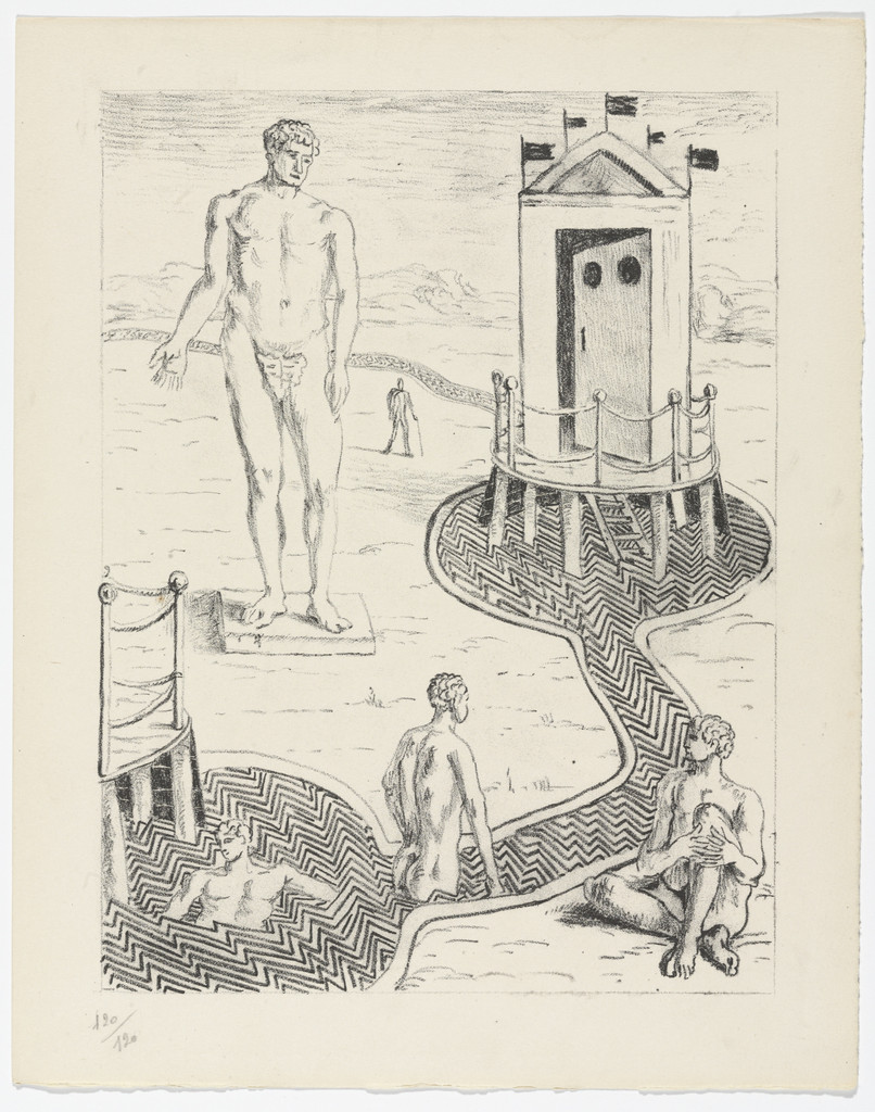 L'Idolo nei Bagni Misteriosi (The Idol in the Mysterious Baths) (plate, folio 15) from Mythologie