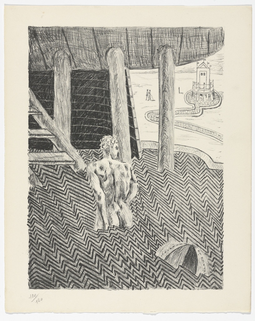 Sotto la Cabina Misteriosa (Under the Mysterious Cabin) (plate, folio 18) from Mythologie