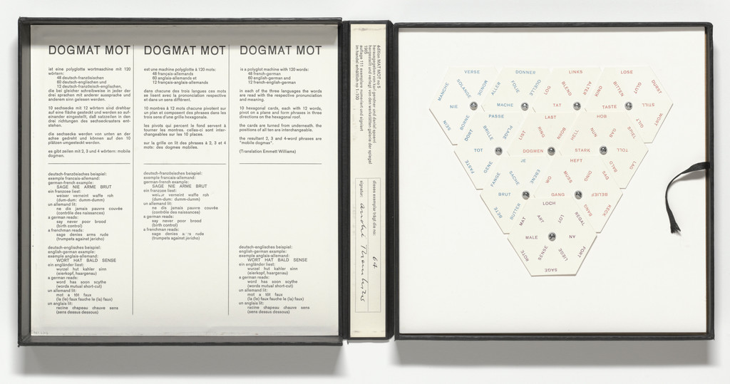 dogmat-mot, André Thomkins, 1965