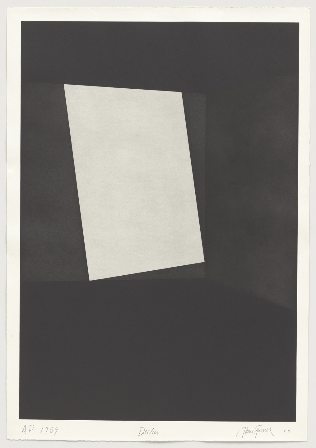 James Turrell. Decker from First Light. 1989-90