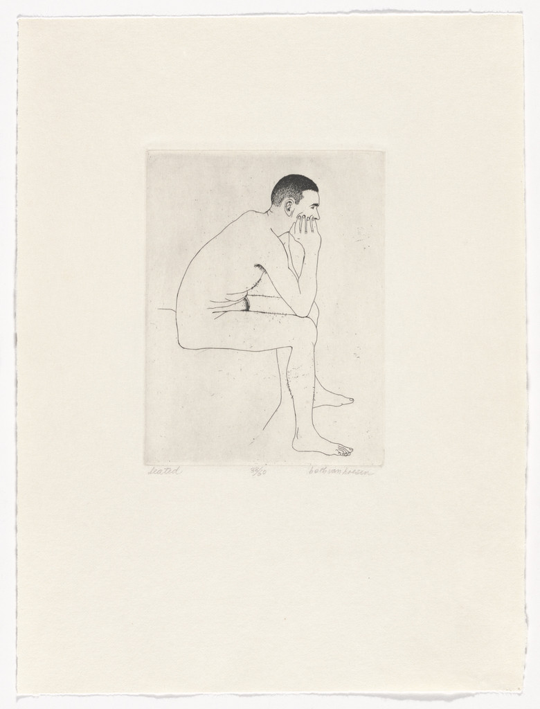 Seated from Selections from The Nude Man