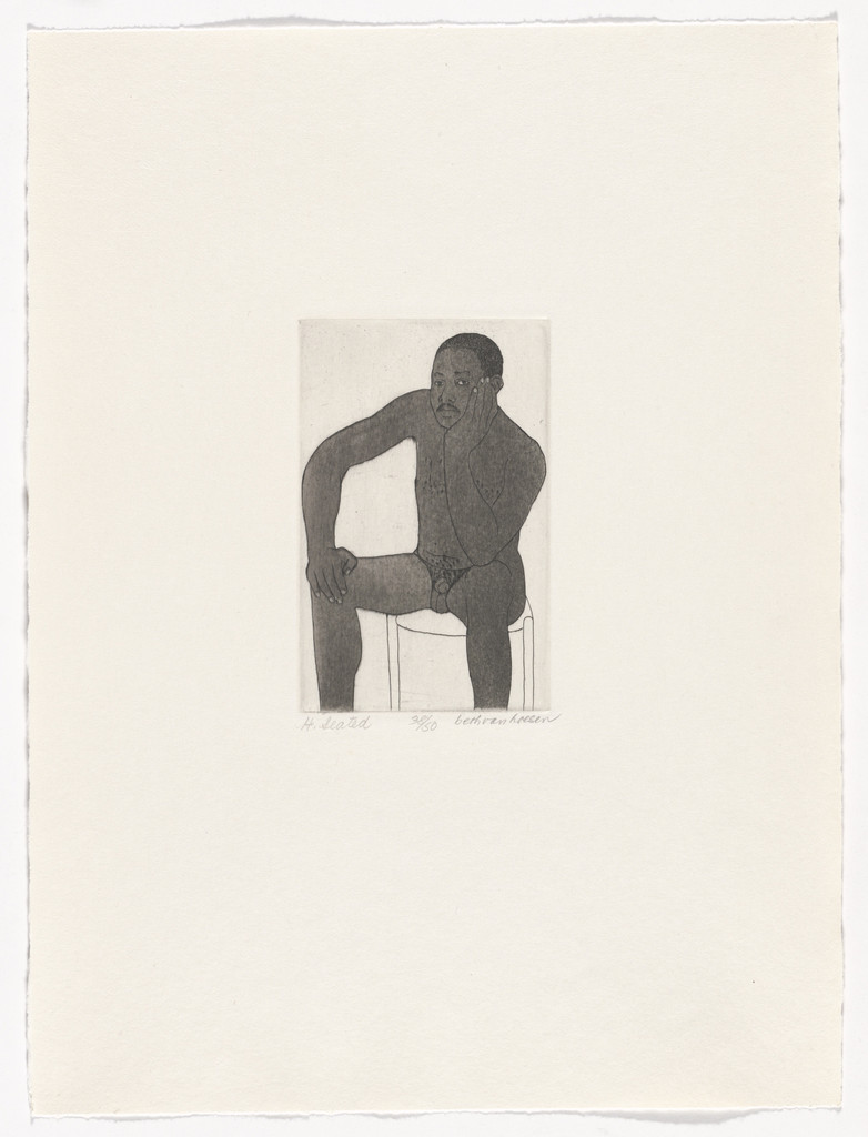 H. Seated from Selections from The Nude Man