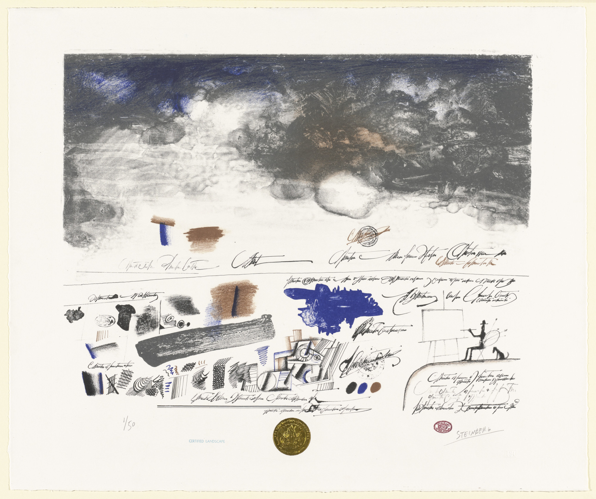 Saul Steinberg. Certified Landscape