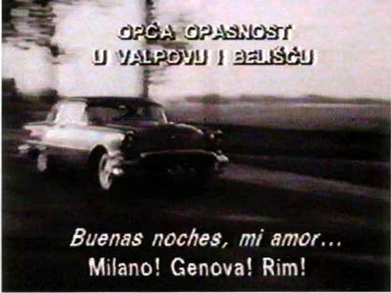 General Alert (Godard), Sanja Iveković, 1995/2000