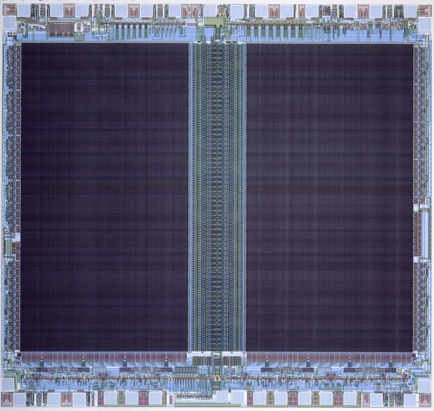 Intel Corporation, Santa Clara, CA. Diagram of Erasable Programmable Read-Only Memory Chip (EPROM). 1986