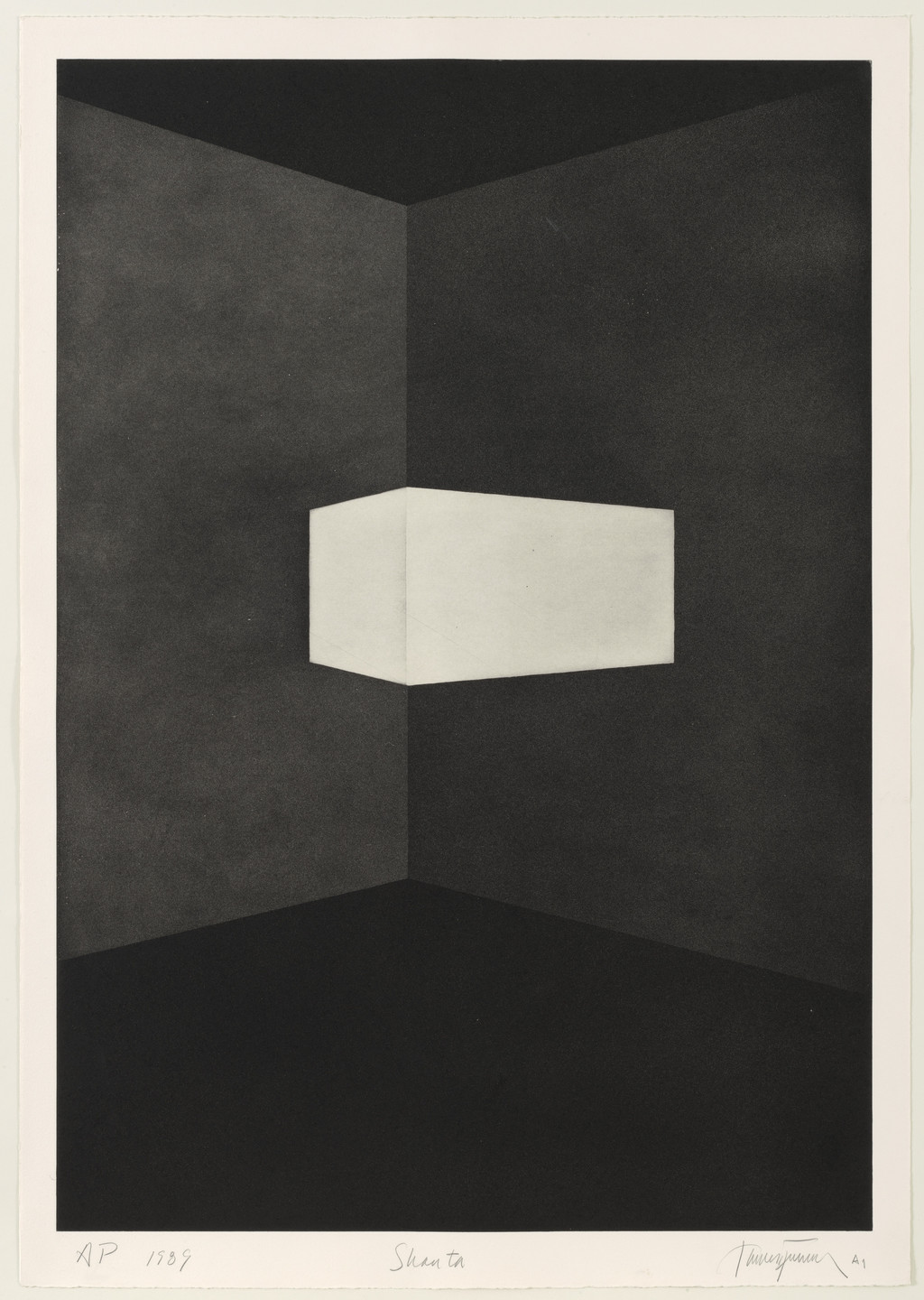 James Turrell. Shanta from First Light. 1989-90