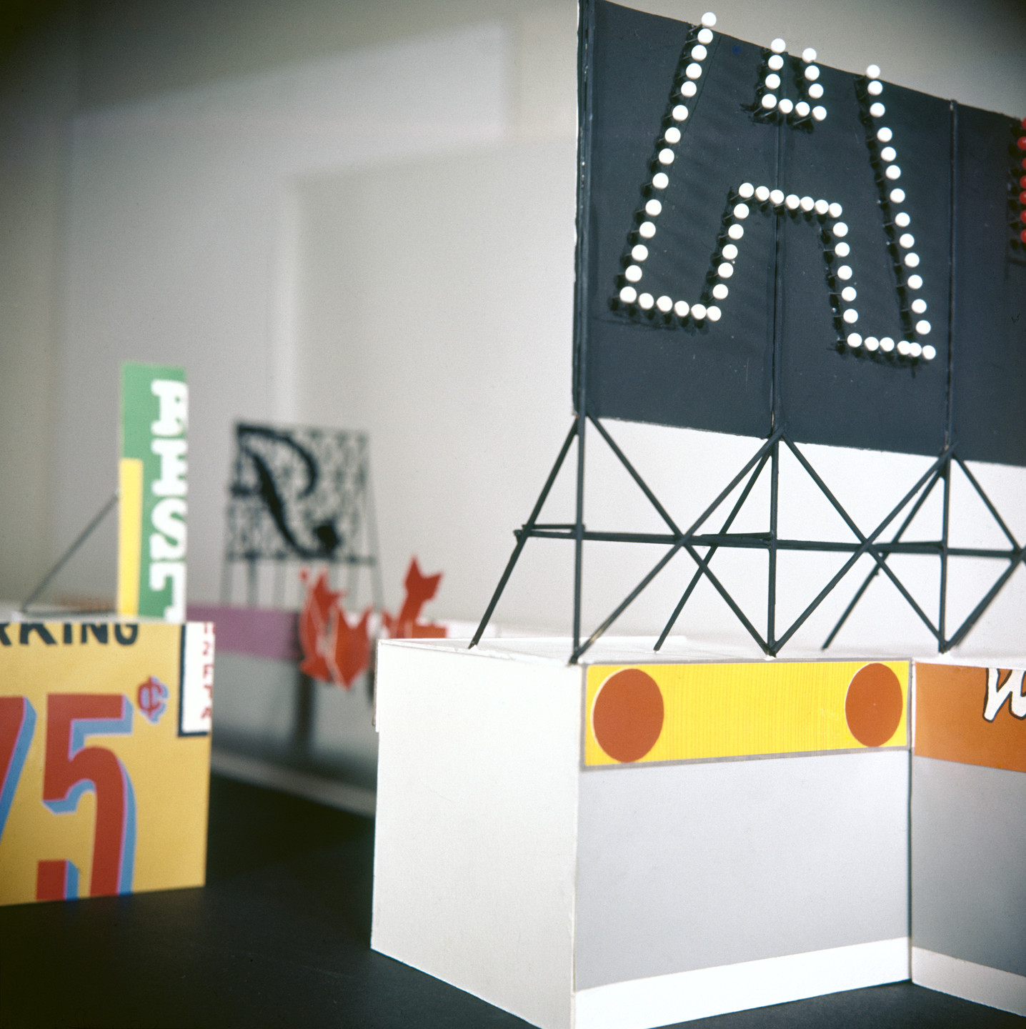 Robert Brownjohn, Ivan Chermayeff, Thomas Geismar. Brussels World Fair (View of the model). 1958